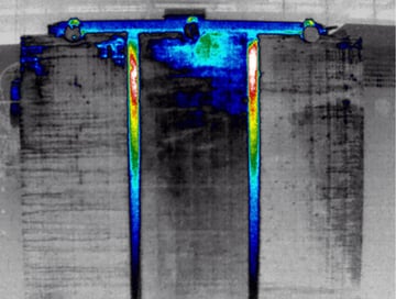 front of rack - data centre after shot 1